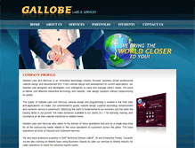 Tablet Screenshot of gallobe.com